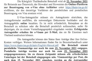 <strong>Read more about</strong><br />ANKÜNDIGUNG Einführung der Plattform zur Beantragung von E-Visa ohne Aufkleber & Beendigung der persönlichen und postalischen Beantragung von Visa ANKÜNDIGUNG Einführung der Plattform zur Beantragung von E-Visa ohne Aufkleber & Beendigung der persönlichen und postalischen Beantragung von Visa